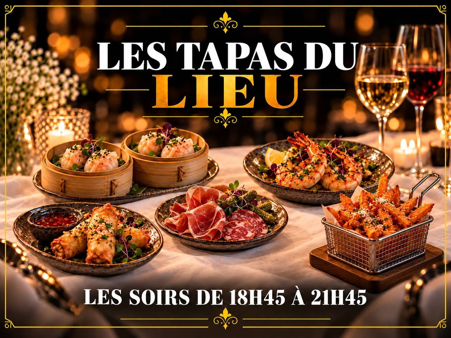 Carte tapas - Le Lieu - restaurant ANNONAY - les meilleurs restaurant de ANNONAY